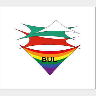 Bulgaria  pride flag Posters and Art